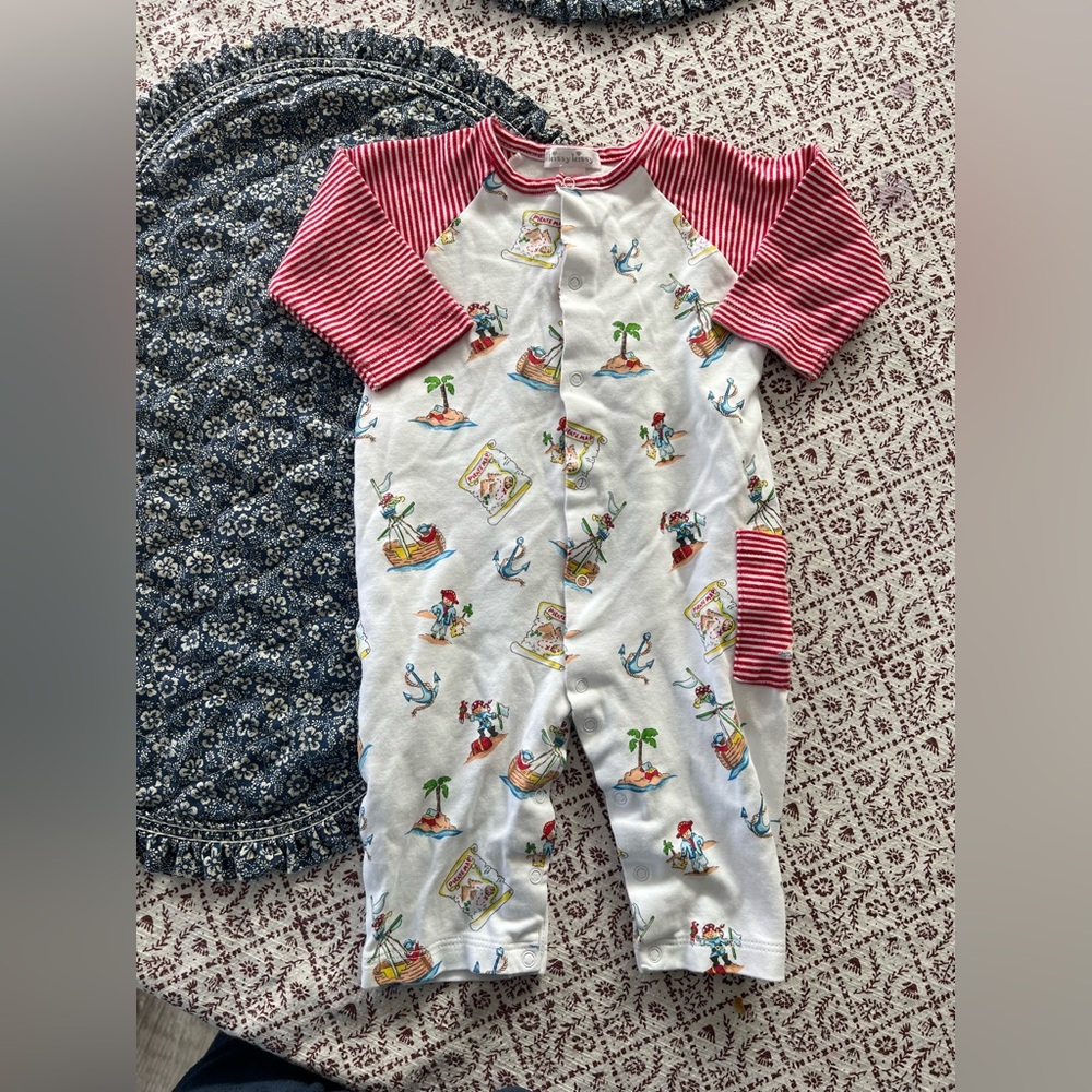 Kissy Kissy 6/9Mo Pirate Onesie